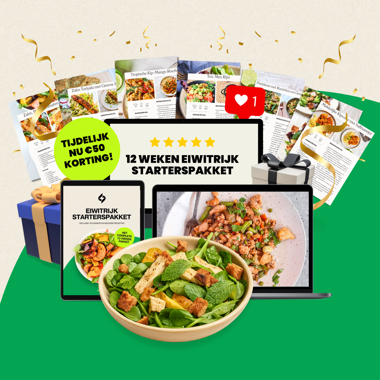 12-Weken Eiwitrijk Starterspakket
